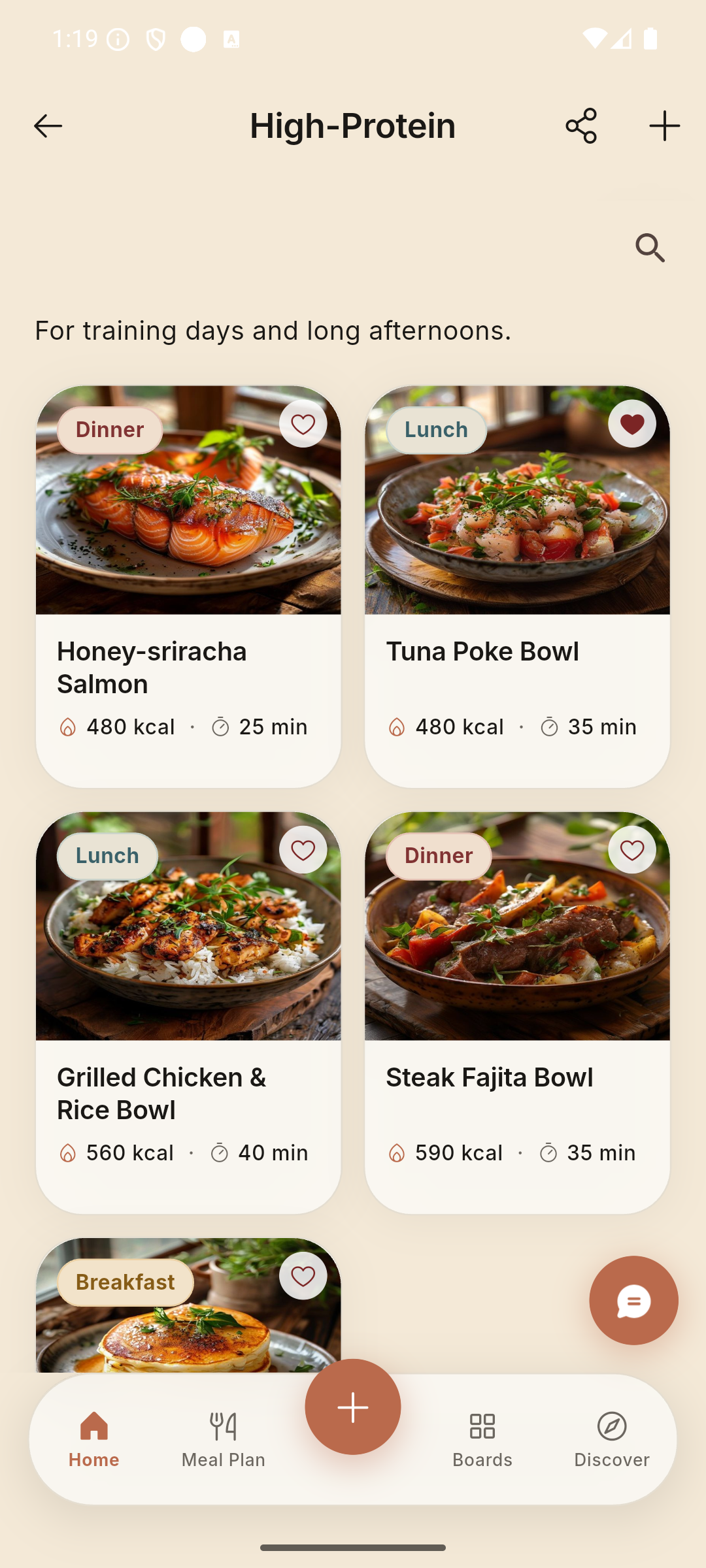 Recipe board